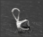 Preview: Brillant Anhänger in 585 Gold, 1,27ct, schwarz